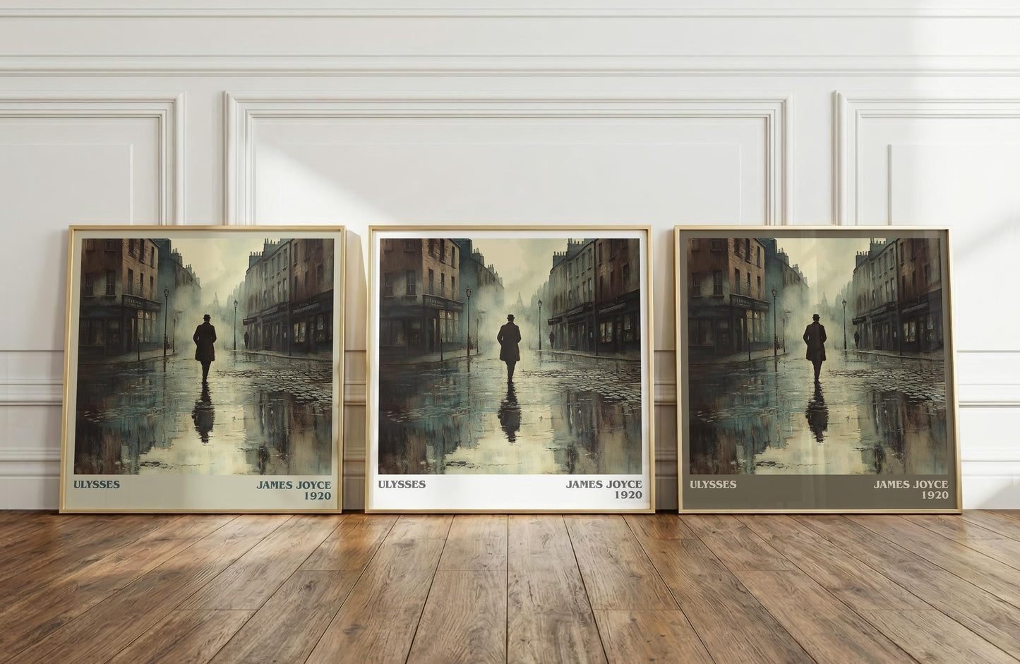 Ulysses literary print framed by window – literary home decor