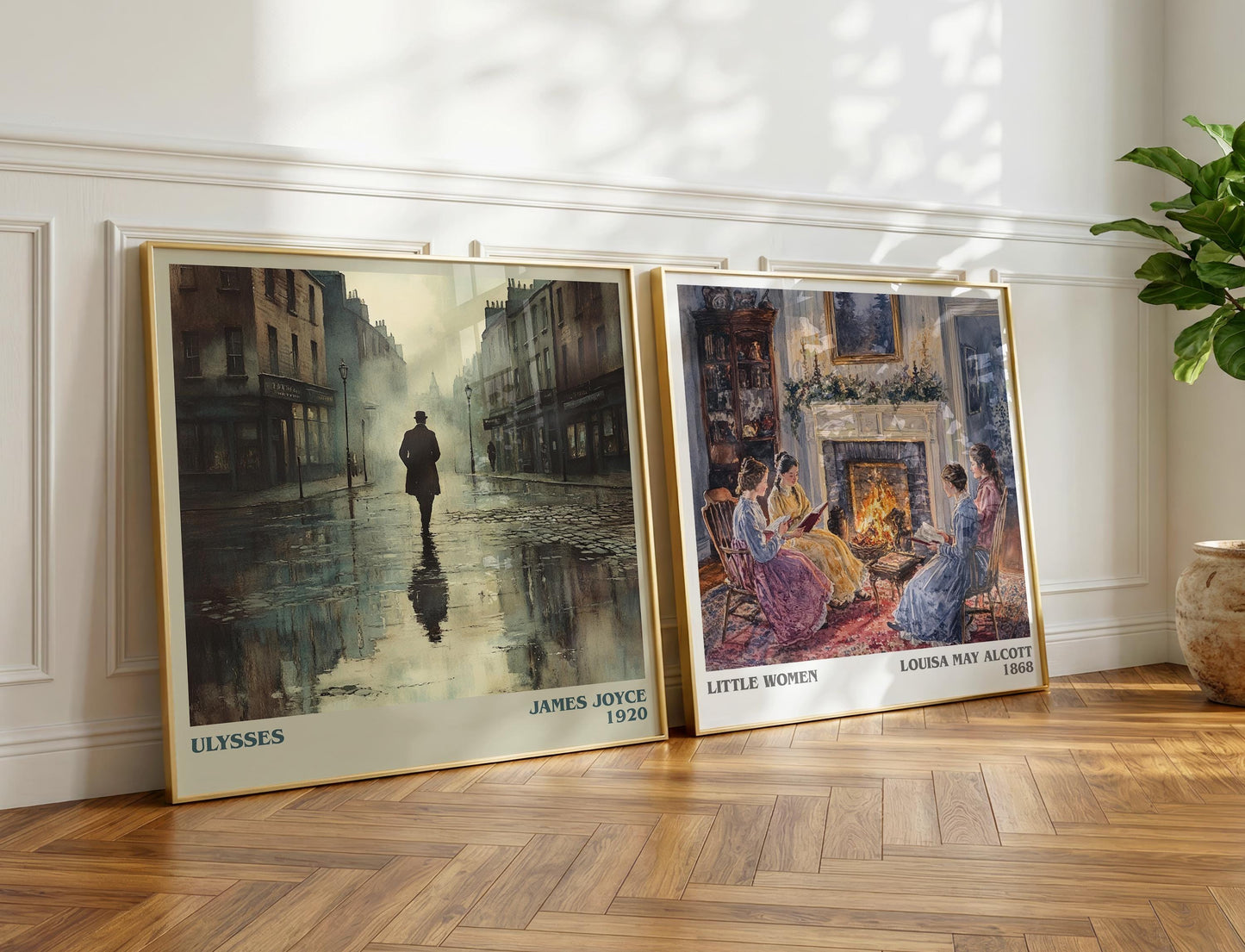 Ulysses book poster packaging – museum-quality print rolled in protective tube