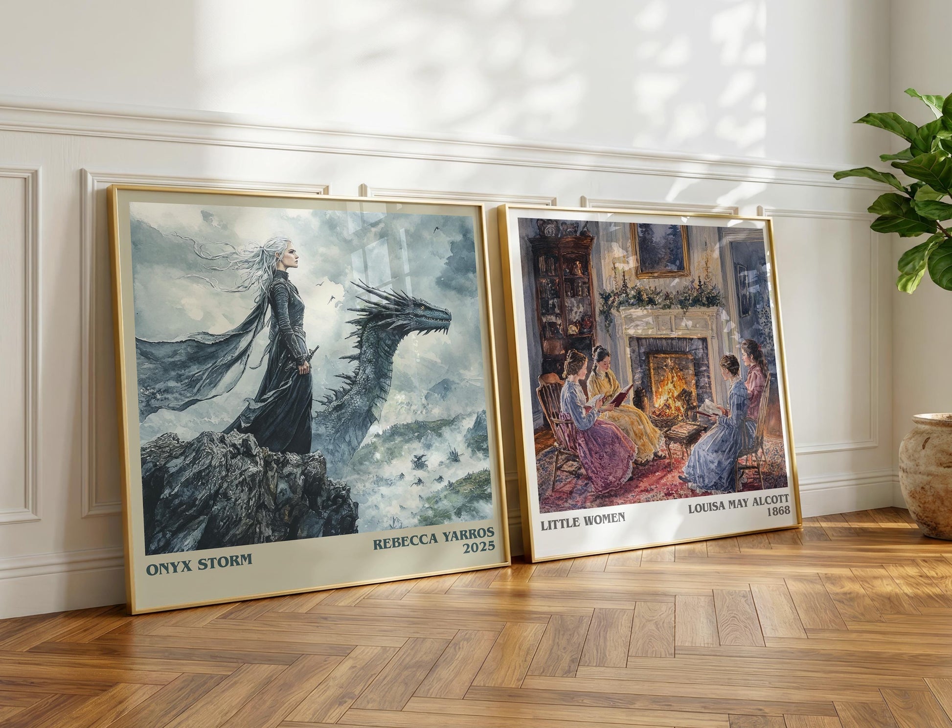 Onyx Storm book poster packaging – museum-quality print rolled in protective tube