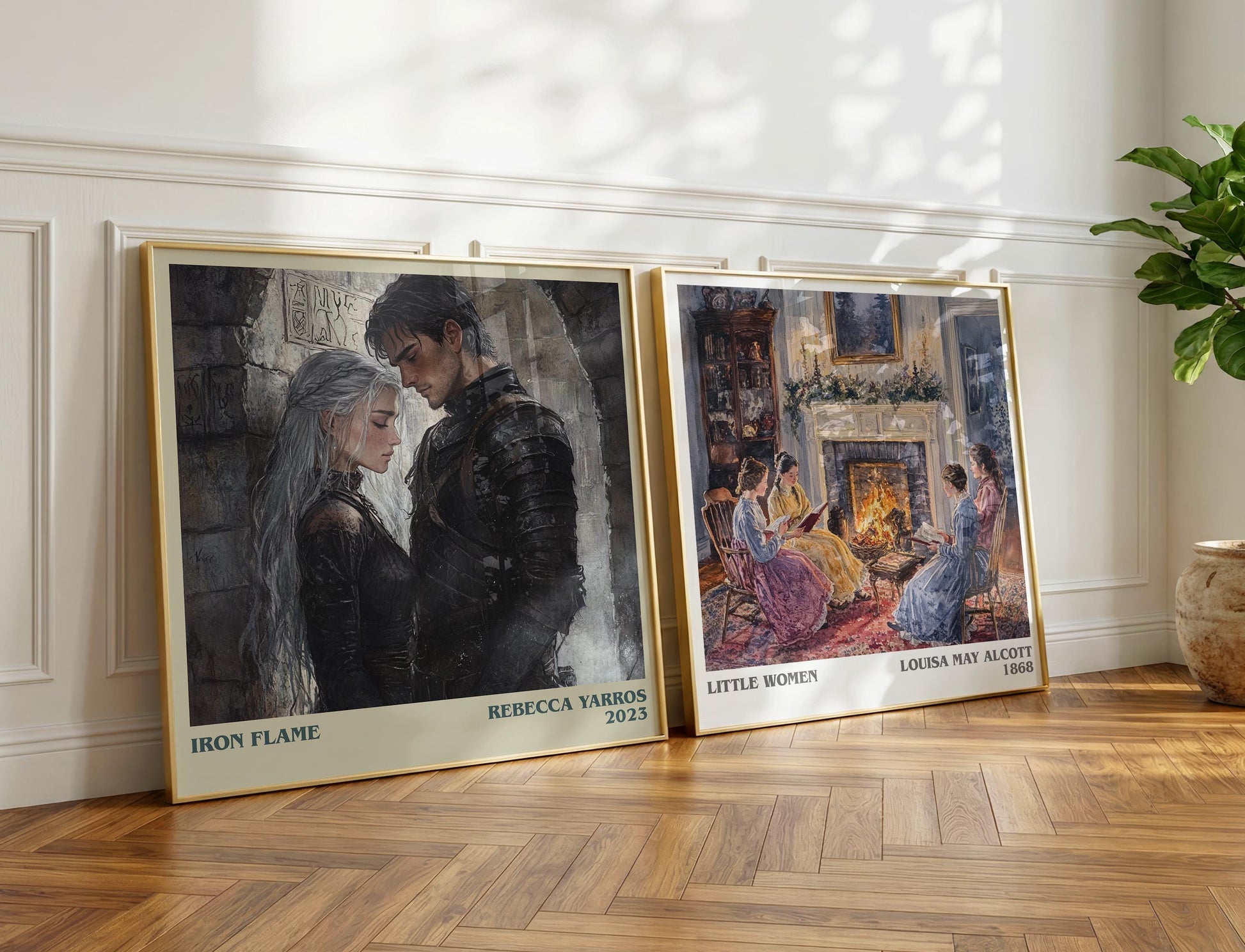 Iron Flame book poster packaging – museum-quality print rolled in protective tube