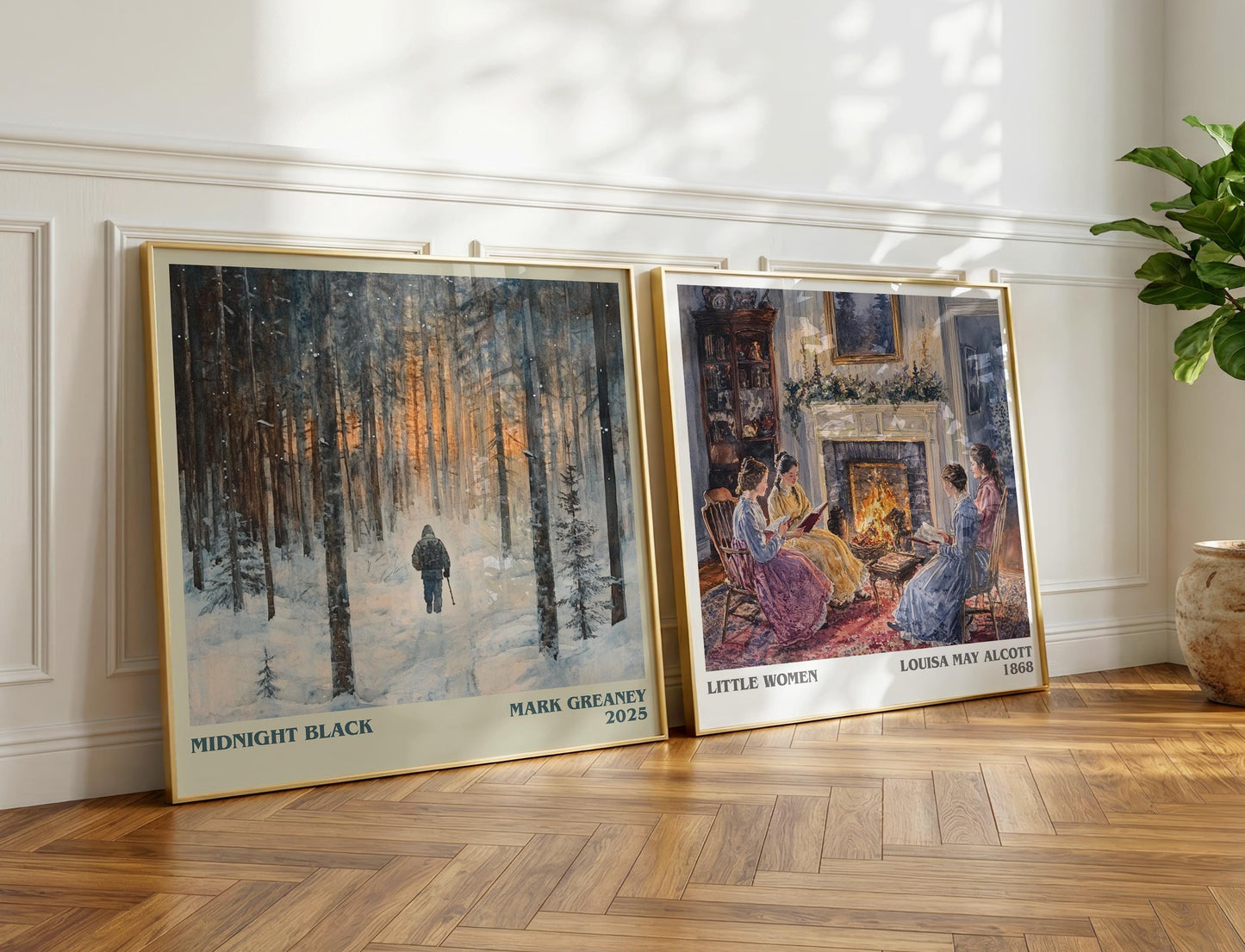 Midnight Black book poster packaging – museum-quality print rolled in protective tube