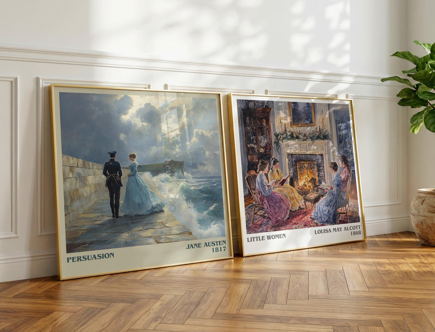 Persuasion book poster packaging – museum-quality print rolled in protective tube
