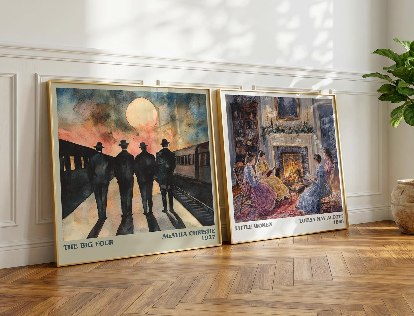 The Big Four book poster packaging – museum-quality print rolled in protective tube