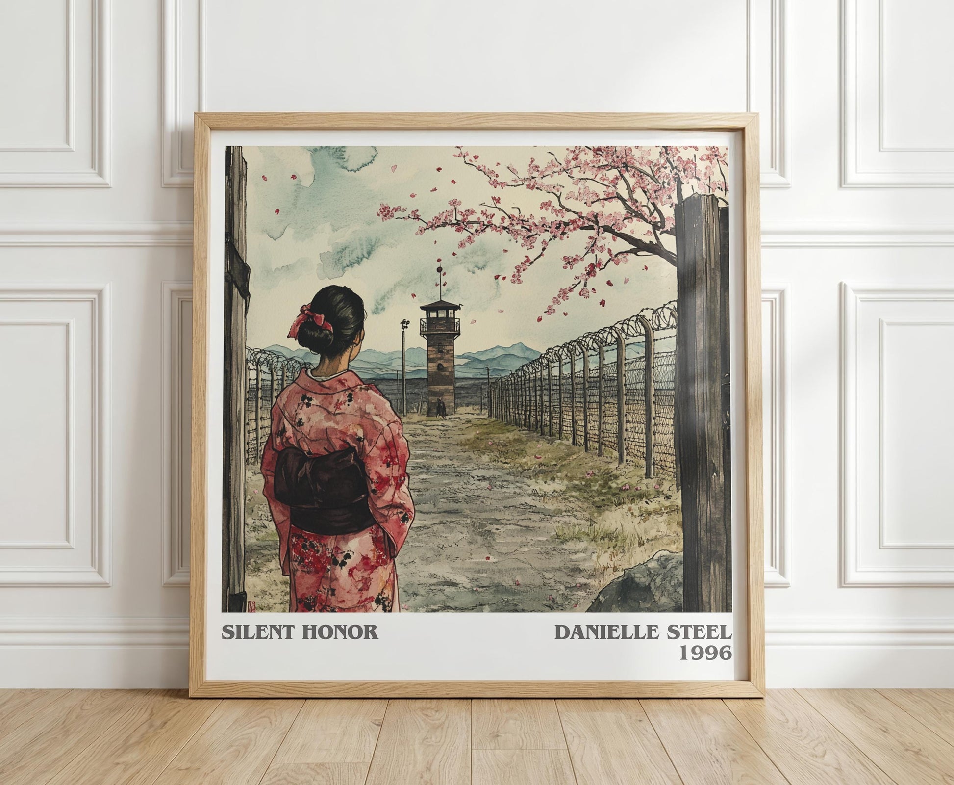Prodigal Son literary print in frame leaning in hallway – romance wall art