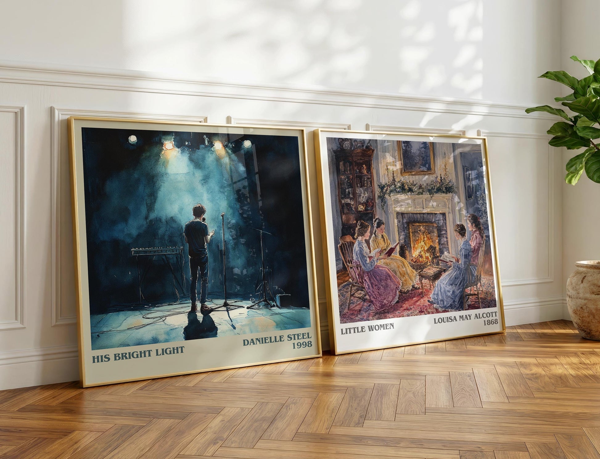 His Bright Light book poster packaging – museum-quality print rolled in protective tube