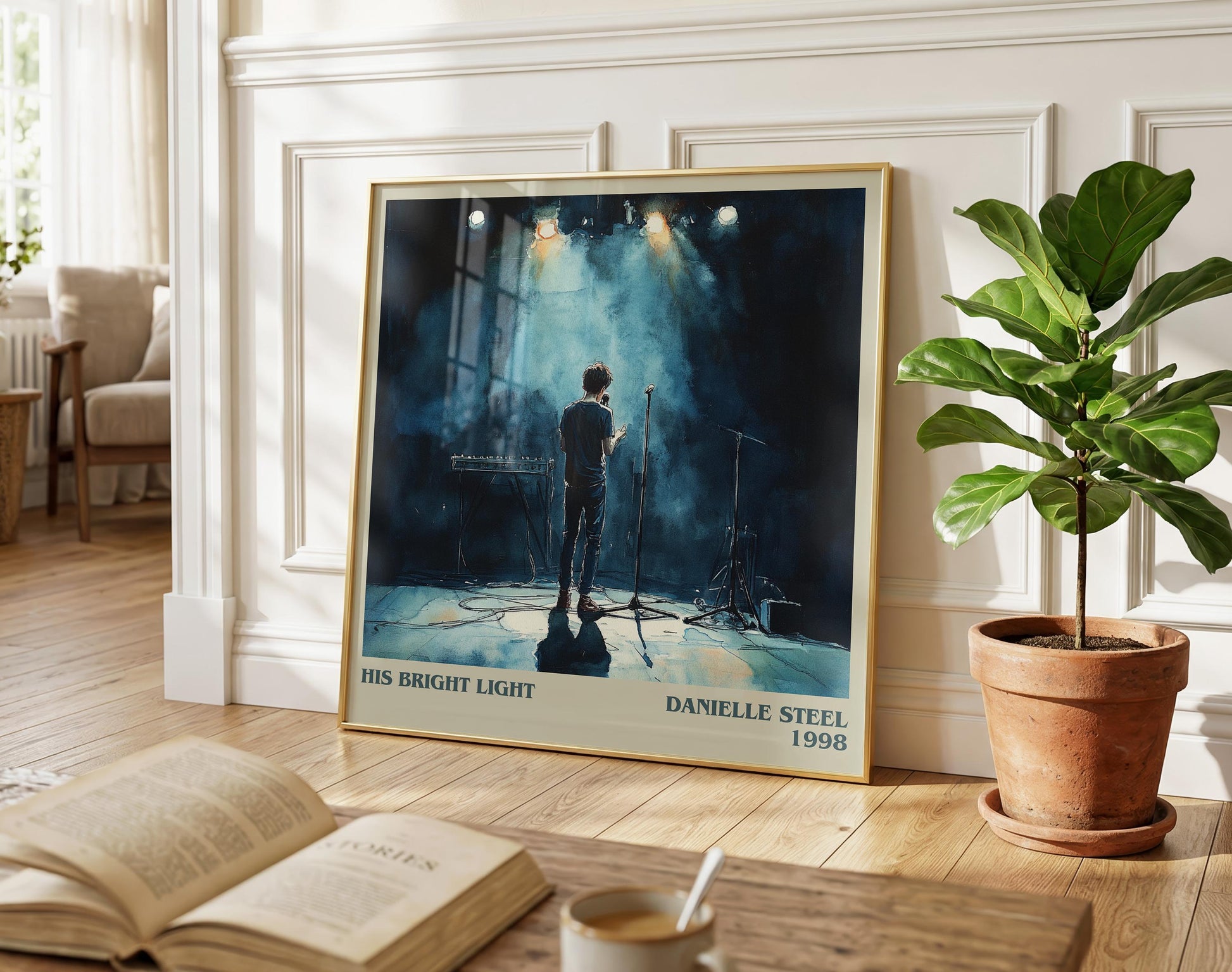 His Bright Light literary poster paired in gallery wall – literary art prints