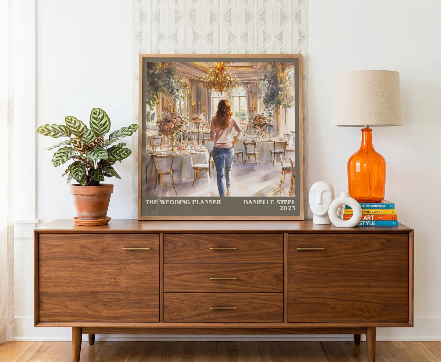 The Wedding Planner literary literary print detail – Danielle Steel book art