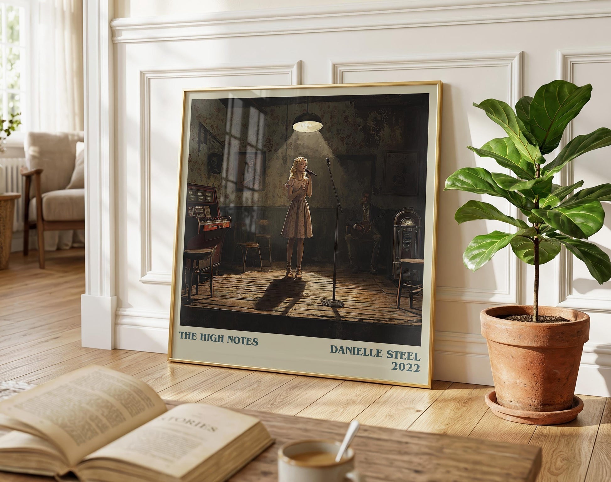 The High Notes literary poster paired in gallery wall – literary art prints