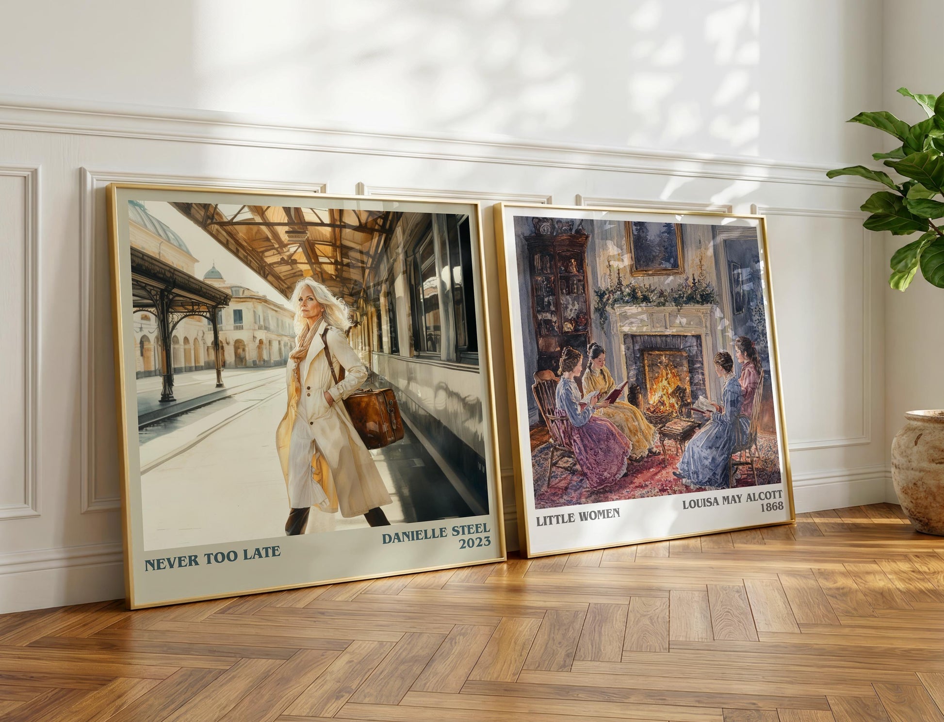 Never Too Late book poster packaging – museum-quality print rolled in protective tube