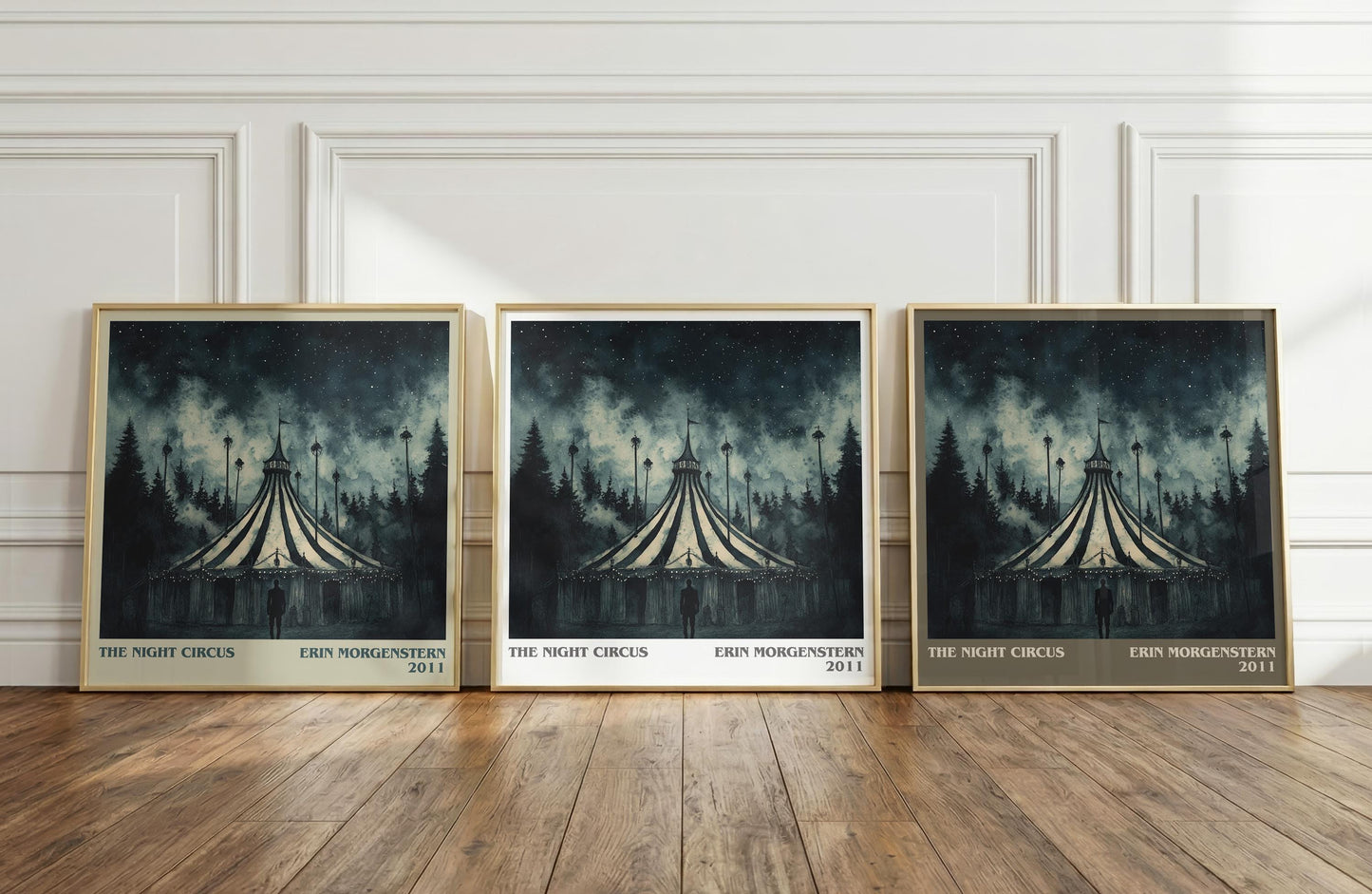 The Night Circus literary print framed by window – literary home decor