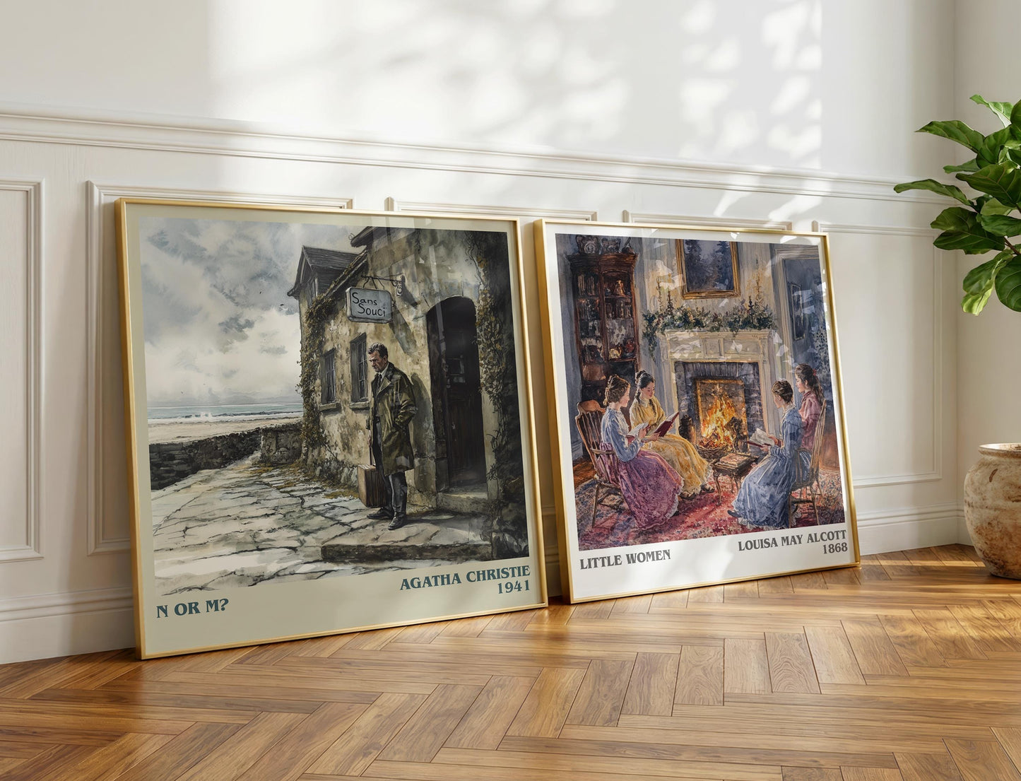 N Or M? book poster packaging – museum-quality print rolled in protective tube