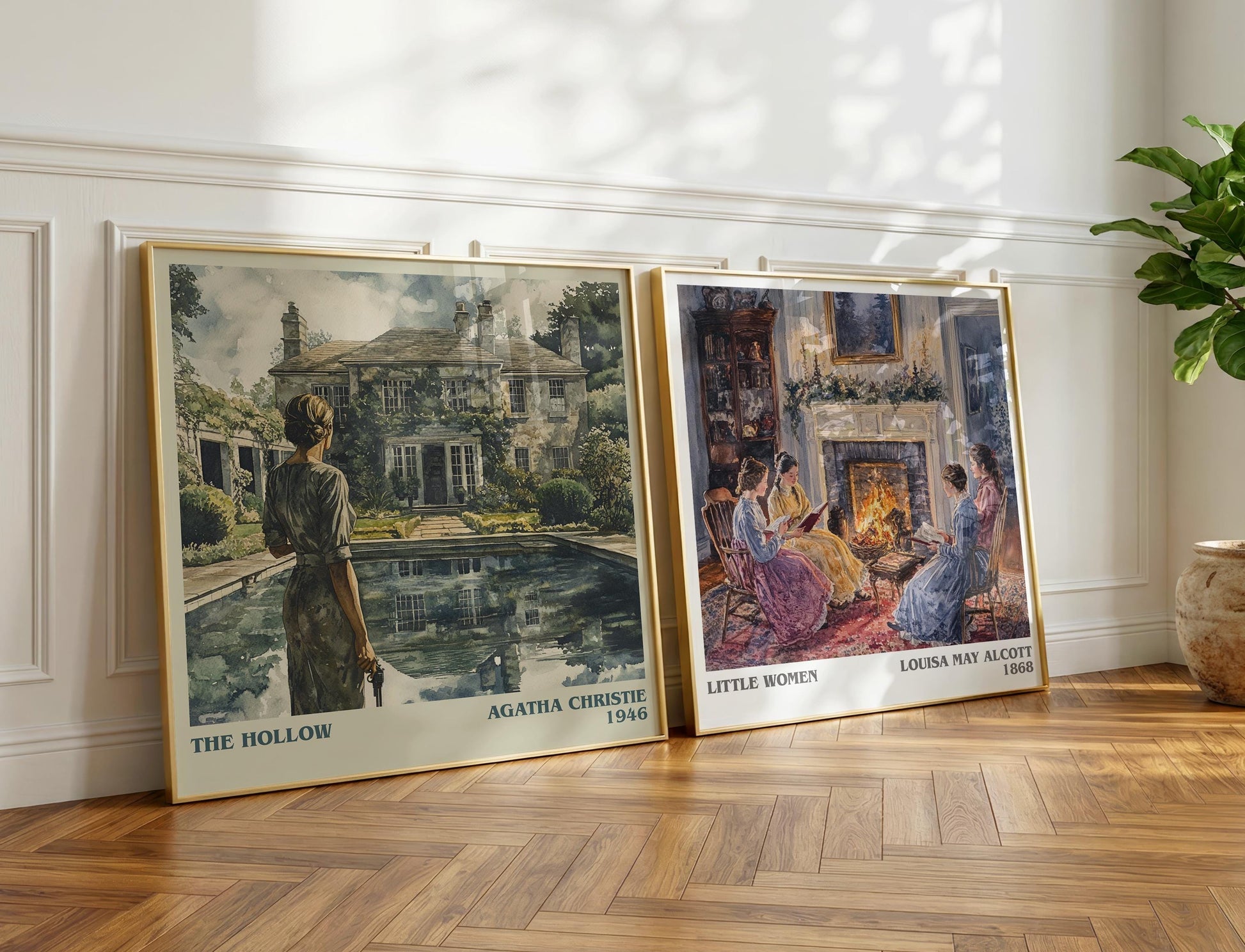 The Hollow book poster packaging – museum-quality print rolled in protective tube