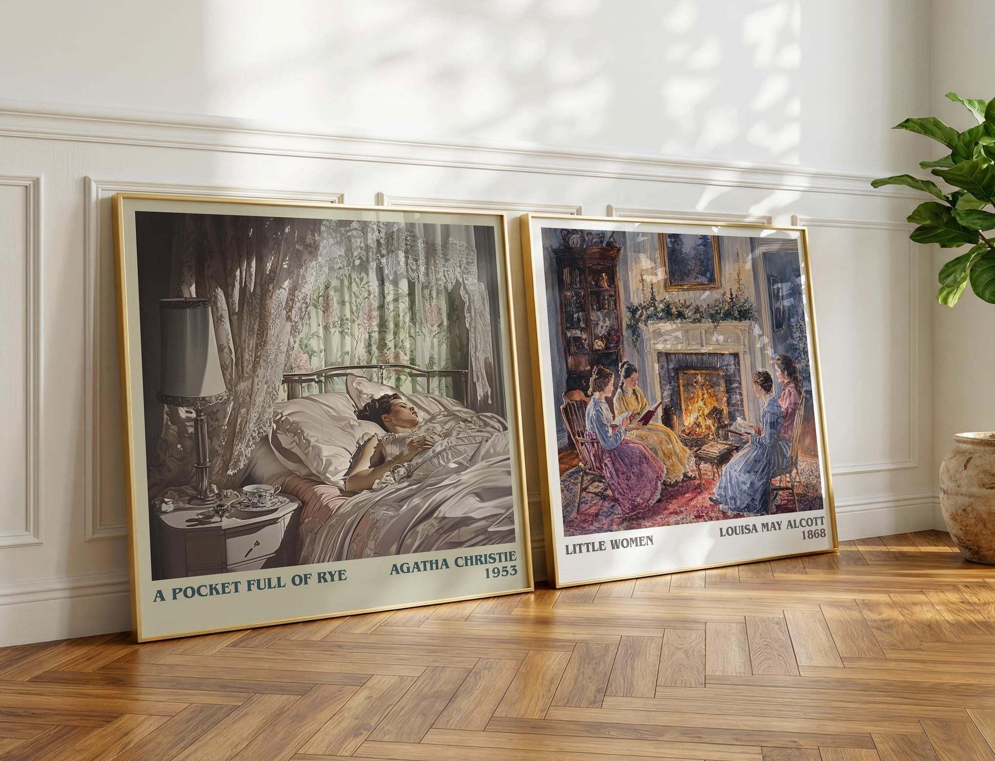 A Pocket Full of Rye book poster packaging – museum-quality print rolled in protective tube