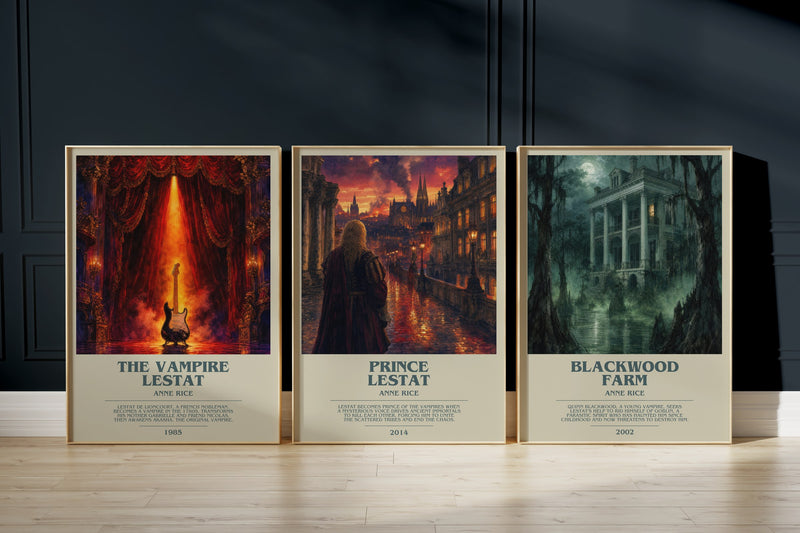 Vampire Chronicles II: The Vampire Lestat, Prince Lestat, Blackwood Farm framed art prints